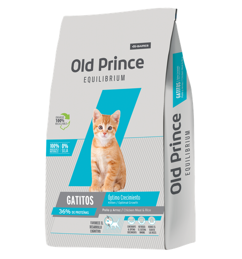 [7597] Old Prince Gato Kitten Equilibrium Óptimo Crecimiento