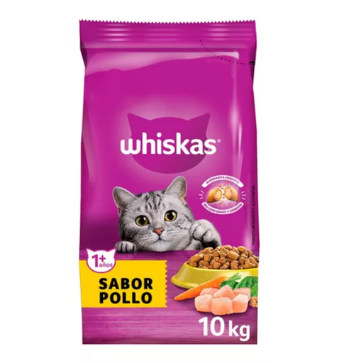 [7664] Whiskas Gato Adultos 1+ sabor pollo